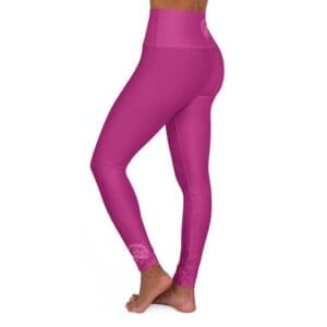 Women's Pink High Waisted Leggings