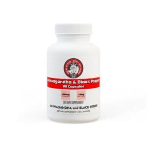 Ashwagandha and Black Pepper Supplement (60 capsules)
