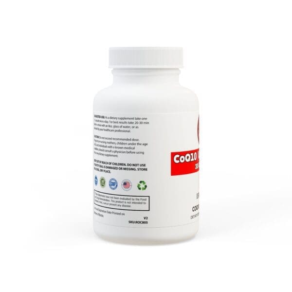 CoQ10 (Ubiquinone) Supplement (30 Capsules) - Image 2