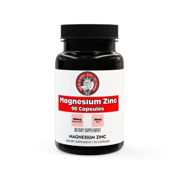 Magnesium Zinc Supplement (90 Capsules)