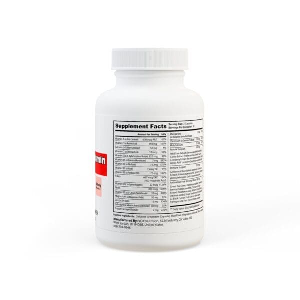 Multivitamin for Women Supplement (60 Capsules) - Image 3