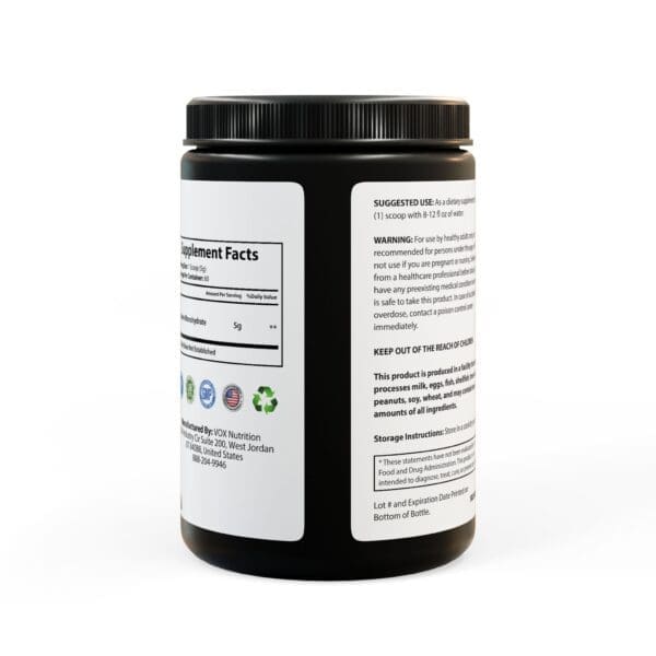 Creatine Monohydrate Supplement (300g, 10.58oz) - Image 4