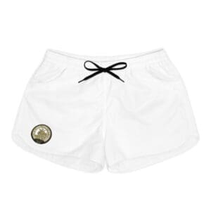 Women's White Casual Shorts