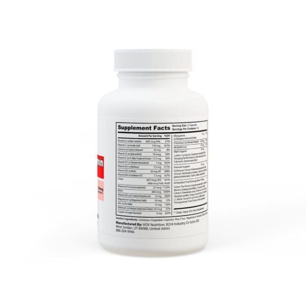 Multivitamin for Men Supplement (60 Capsules) - Image 3