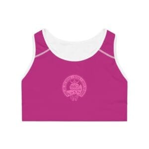 Women's Pink Sports Bra