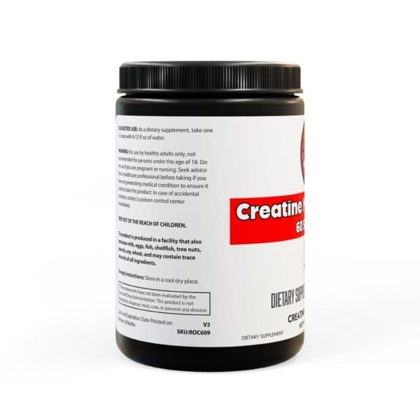 Creatine Monohydrate Supplement (300g, 10.58oz) - Image 2
